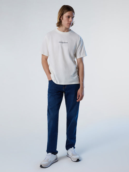 North Sails Recycled denim mid-rise jeans