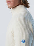 North Sails Half-zipper wool sweater